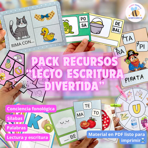 Pack de Recursos para Maestras de Primaria – Alfabetizando