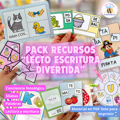 Pack de Recursos para Maestras de Primaria – Alfabetizando