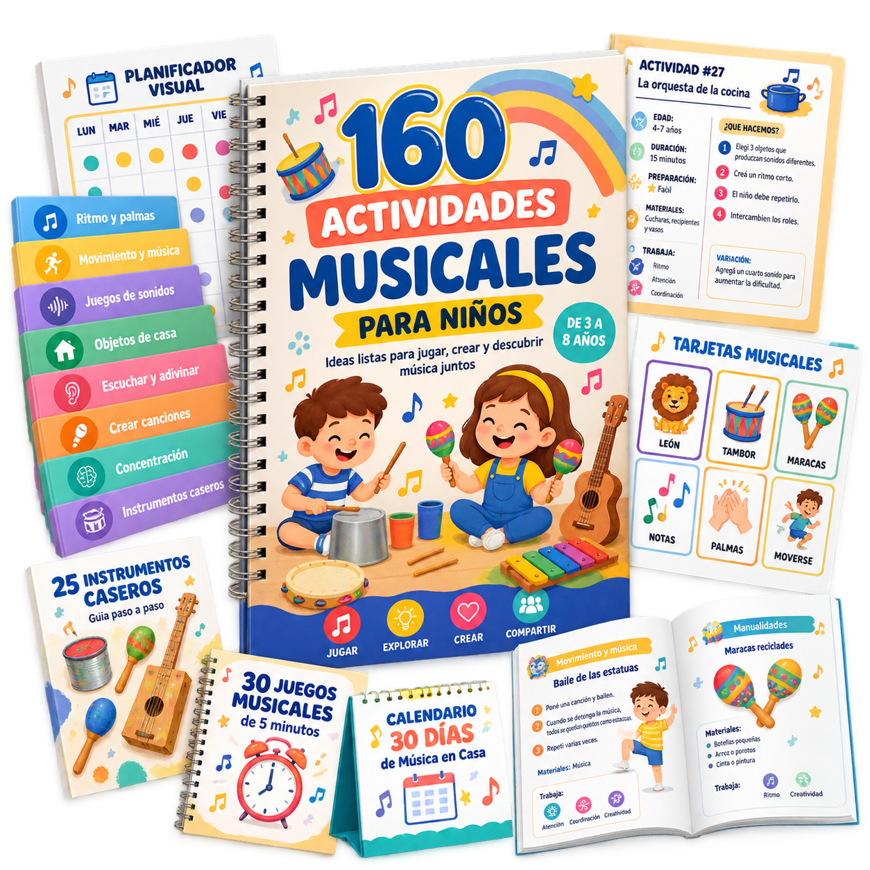160 Actividades Musicales para Niños