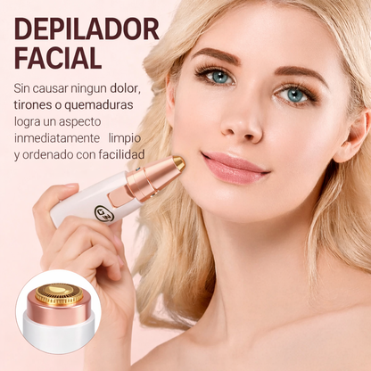 Depilador Facial 2 en 1 + Espejo con Luz LED Bigan™