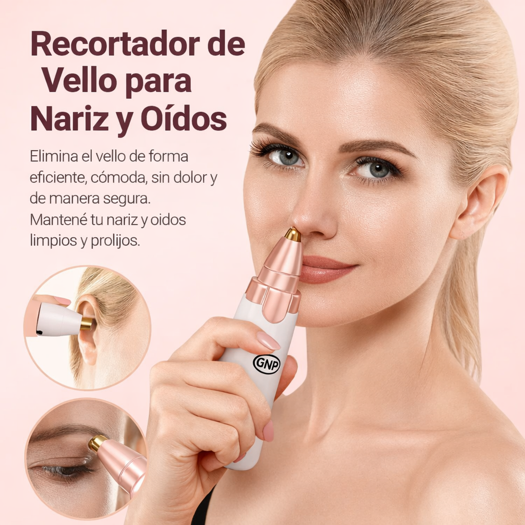 Depilador Facial 2 en 1 + Espejo con Luz LED Bigan™