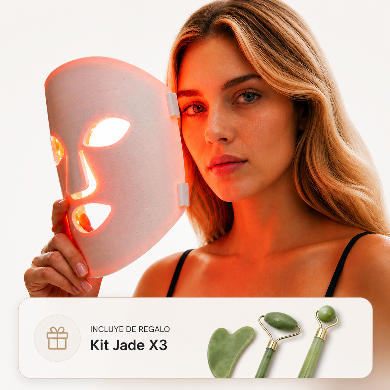 Máscara LED Facial Glow | Novora