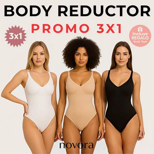 Body Reductor 3x1 + BoopTape de REGALO | Novora